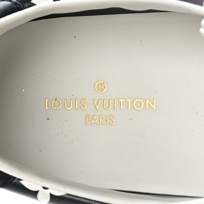 Louis Vuitton Calfskin Monogram Frontrow Sneakers 41 White Black 7 of 7