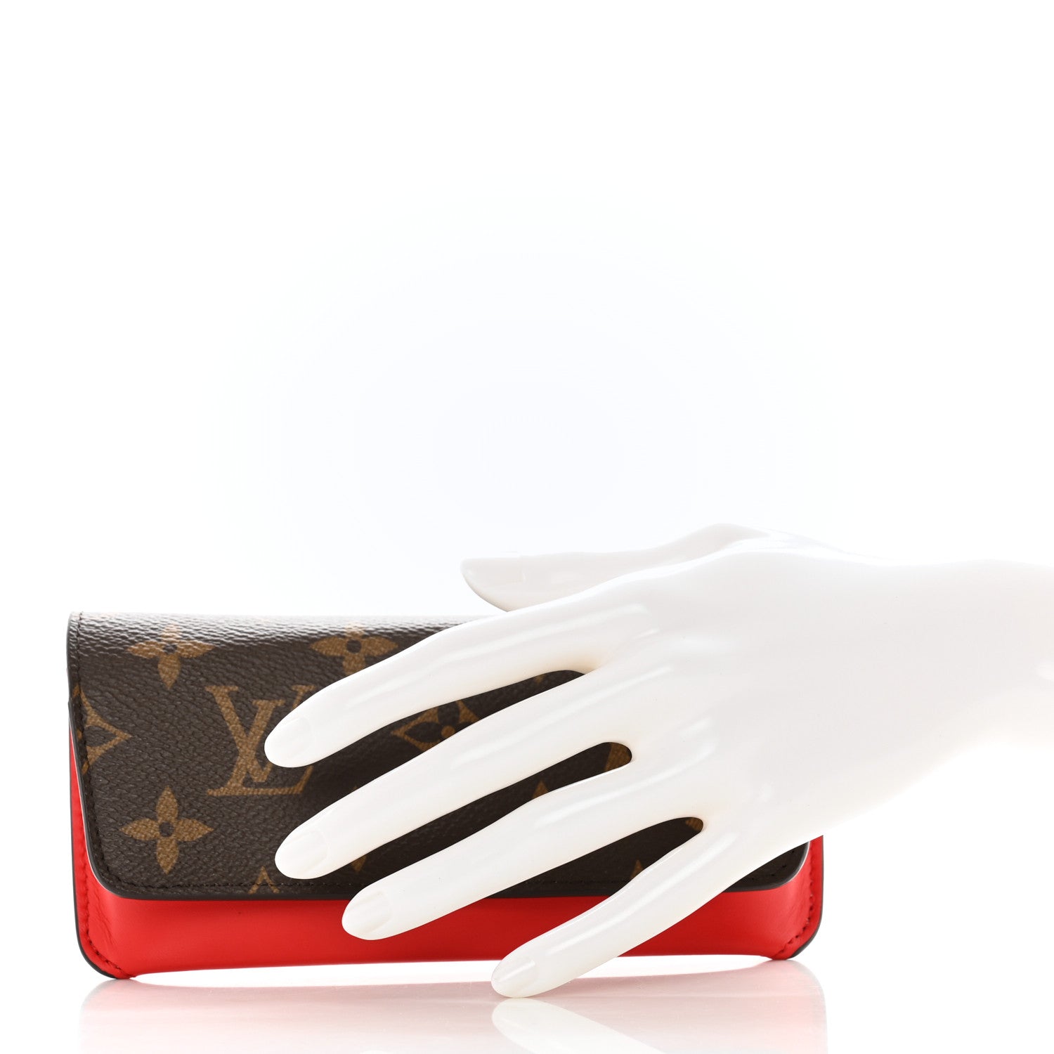Louis Vuitton Monogram Woody Sunglass Case Rouge 2 of 8
