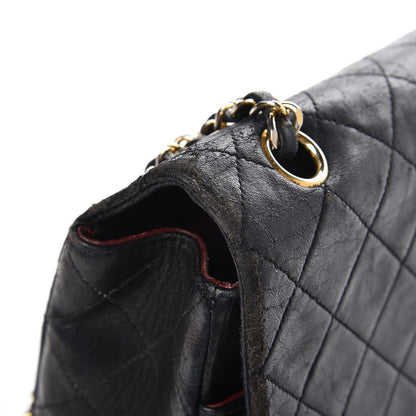 Chanel Lambskin Quilted Medium Flap Black 11 of 12
