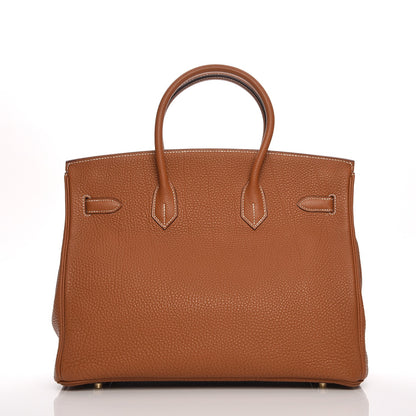 Hermes Togo Birkin 35 Gold 4 of 28