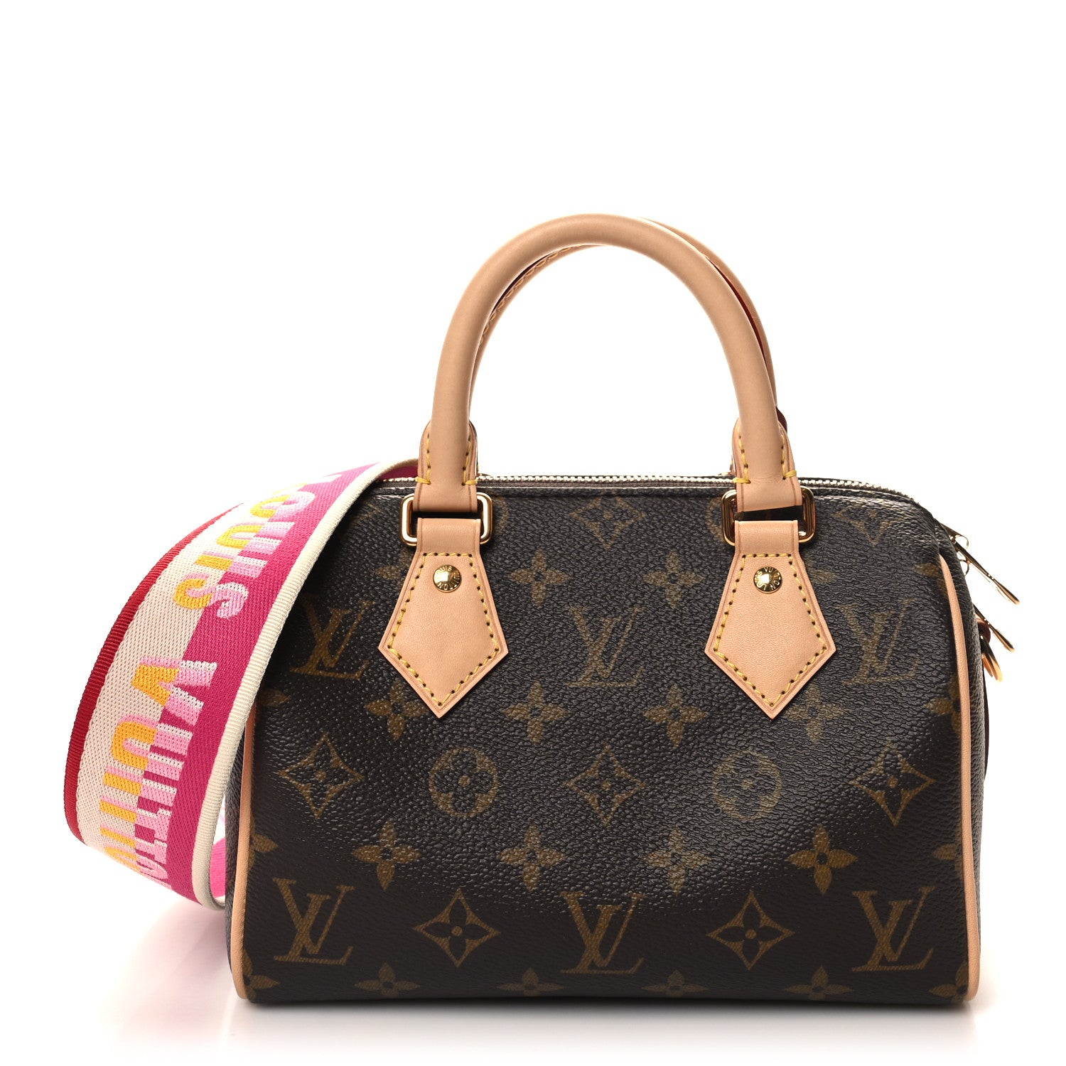 Louis Vuitton Monogram Speedy Bandouliere 20 Fuchsia 1 of 10