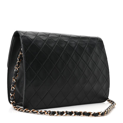 Chanel Lambskin Quilted Medium Single Flap Black 3 of 11