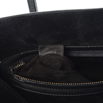 Celine Supple Calfskin Medium Phantom Luggage Black 7 of 11
