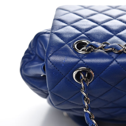 Chanel Lambskin Quilted Large Urban Spirit Backpack Blue 9 of 9