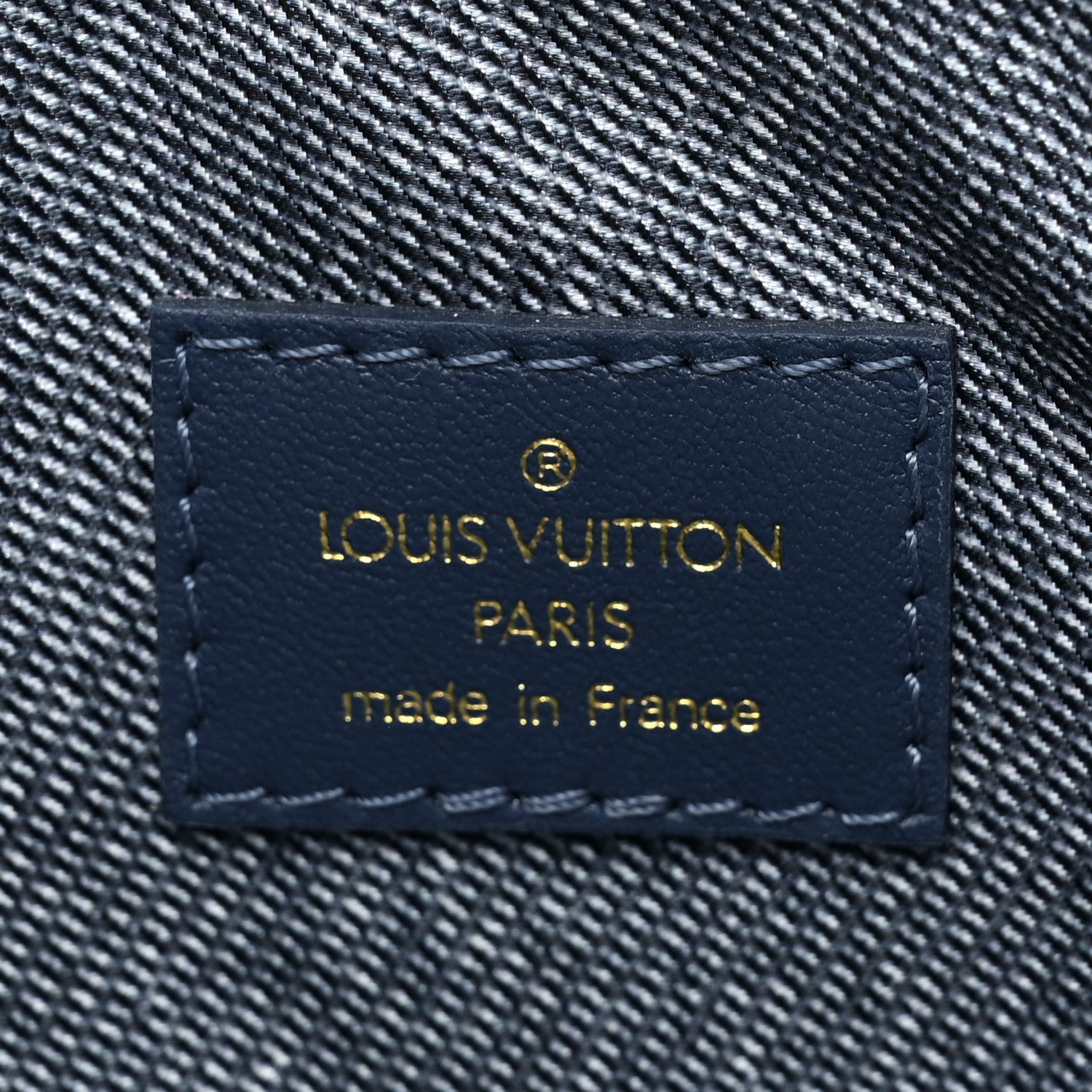 Louis Vuitton Lambskin Embossed Monogram Coussin PM Denim Blue 8 of 14