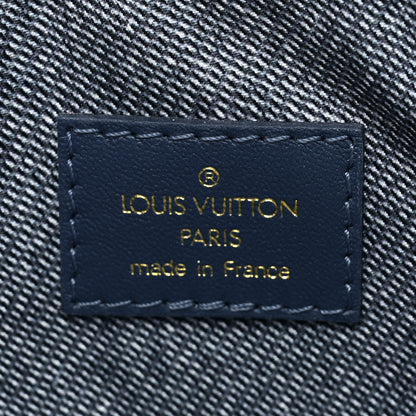Louis Vuitton Lambskin Embossed Monogram Coussin PM Denim Blue 8 of 14