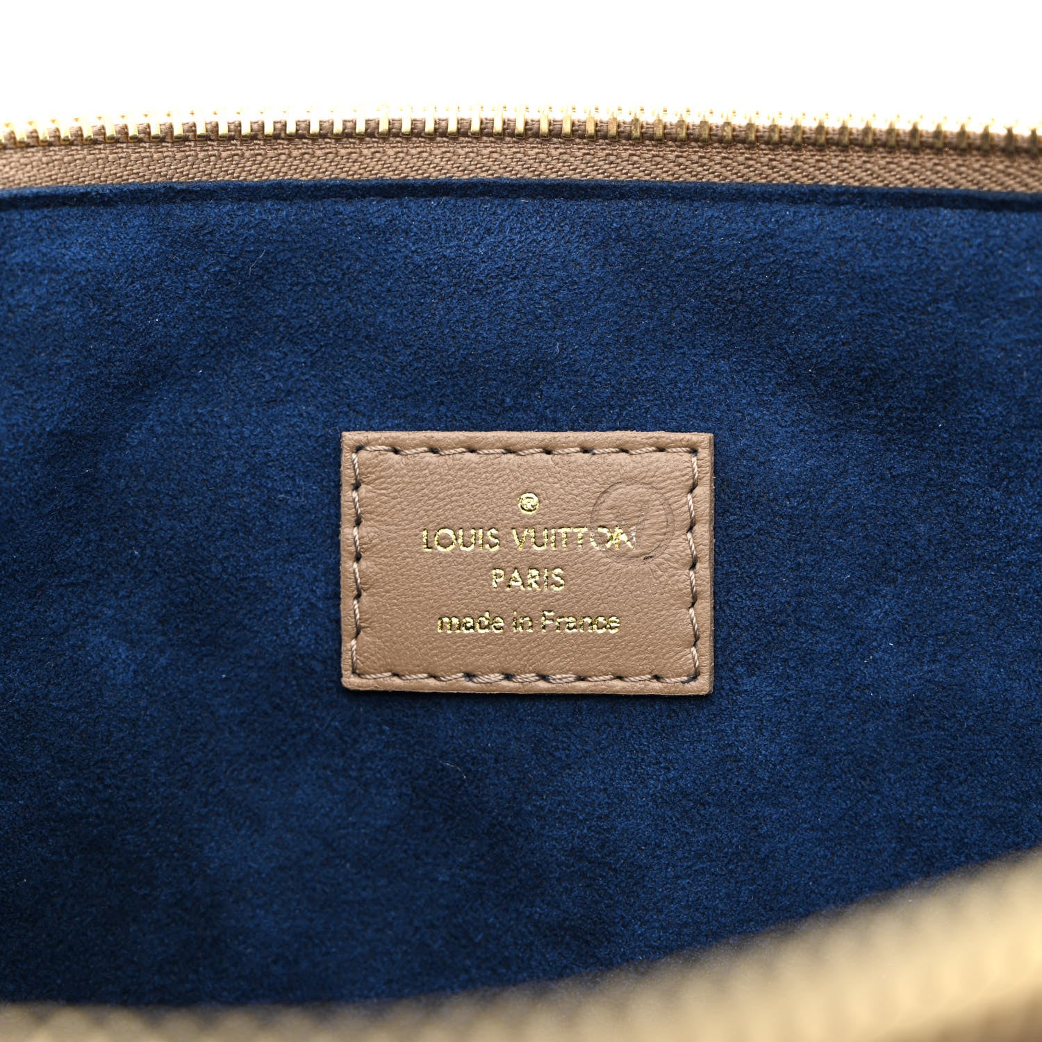 Louis Vuitton Lambskin Embossed Monogram Coussin MM Taupe 8 of 12