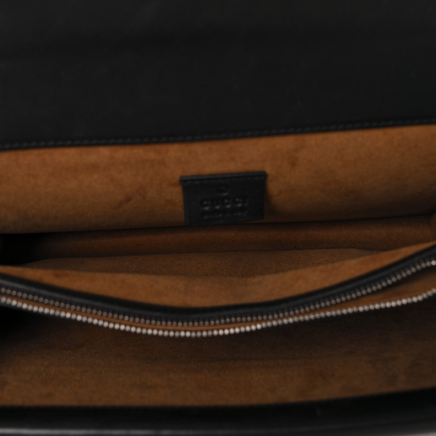 GG Supreme Monogram Arabesque Medium Dionysus Shoulder Bag Black