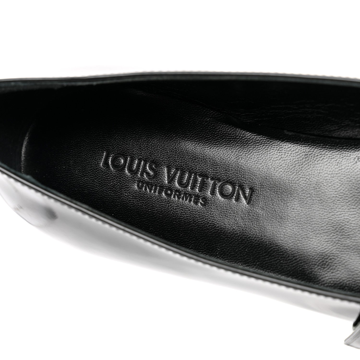 Louis Vuitton Patent Uniformes Ballerina Flat 37 Black 7 of 8