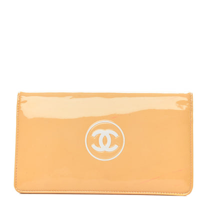 Chanel Patent CC Trousse Maquil Yen Wallet Pink 1 of 7
