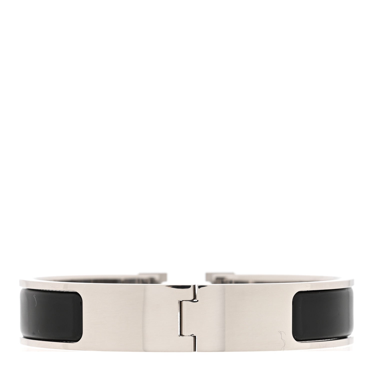 Hermes Enamel Narrow Clic Clac H Bracelet PM Black 3 of 5