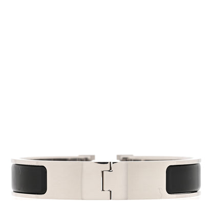 Hermes Enamel Narrow Clic Clac H Bracelet PM Black 3 of 5