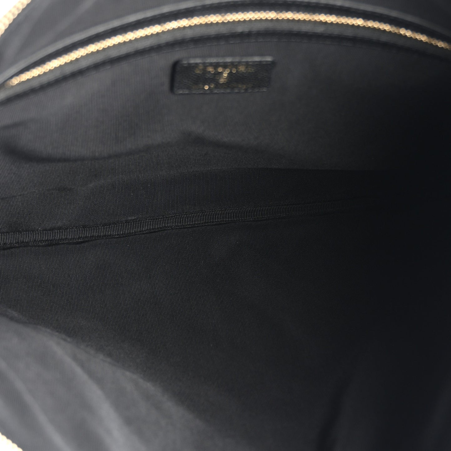 Caviar Quilted Large Cosmetic Case Black