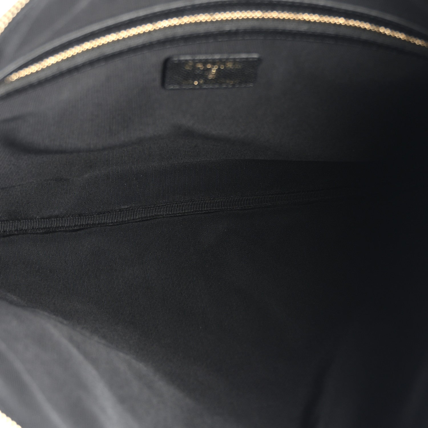 Chanel Caviar Quilted Large Cosmetic Case Black 5 of 8