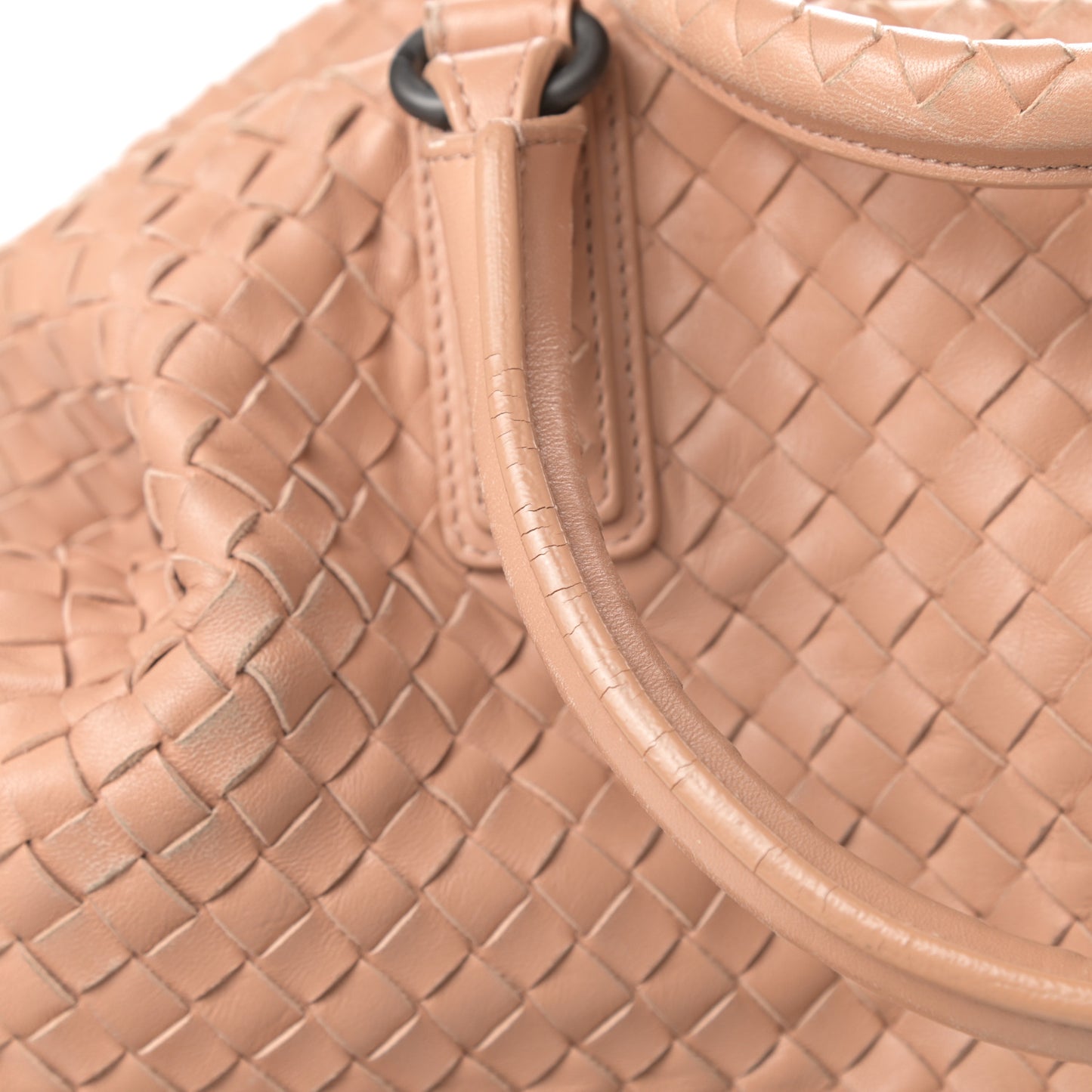 Nappa Intrecciato Maxi Convertible Tote Dahlia