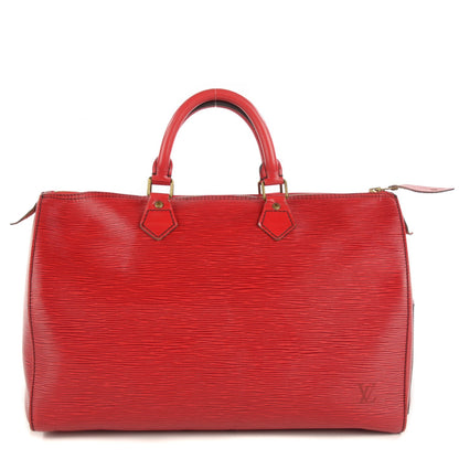 Louis Vuitton Epi Speedy 35 Rouge 1 of 8