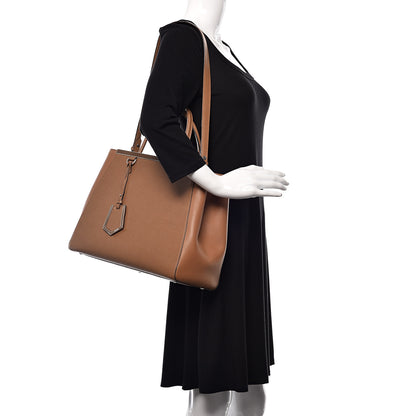 Fendi Vitello Elite Regular 2Jours Tote Orzo 2 of 12