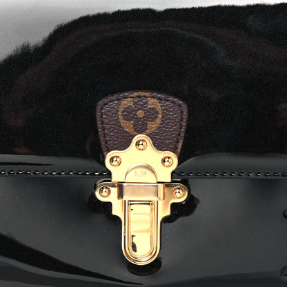 Louis Vuitton Patent Calfskin Monogram Cherrywood BB Black 7 of 13