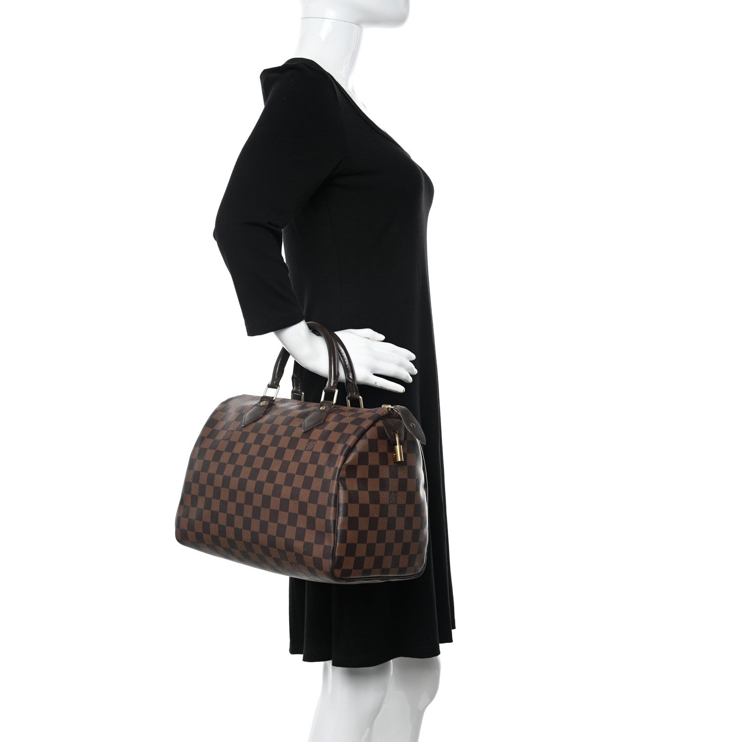 Louis Vuitton Damier Ebene Speedy 30 2 of 17