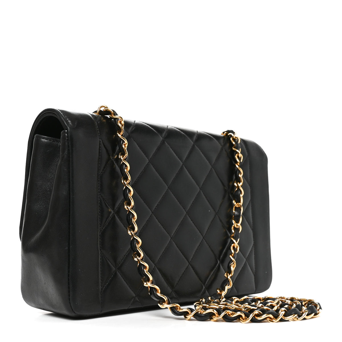 Lambskin Medium Flap Black