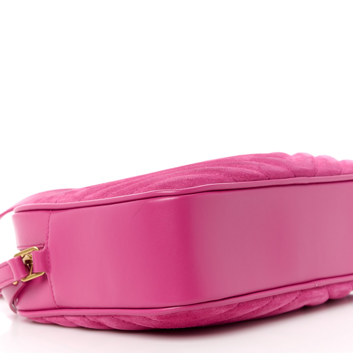 Saint Laurent Suede Matelasse Monogram Lou Camera Bag Rose 9 of 11