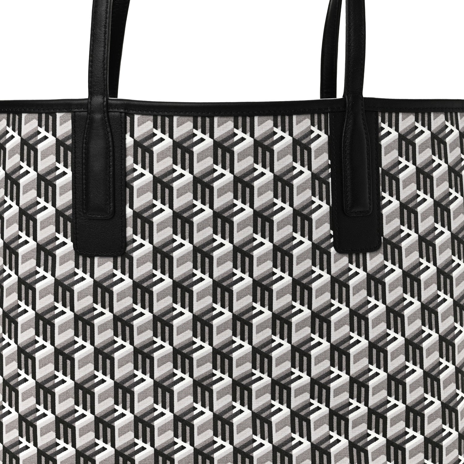 MCM Visetos Medium Liz Reversible Shopper Tote Black 12 of 16