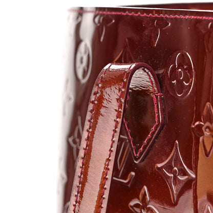 Louis Vuitton Vernis Wilshire MM Rouge Fauviste 11 of 14