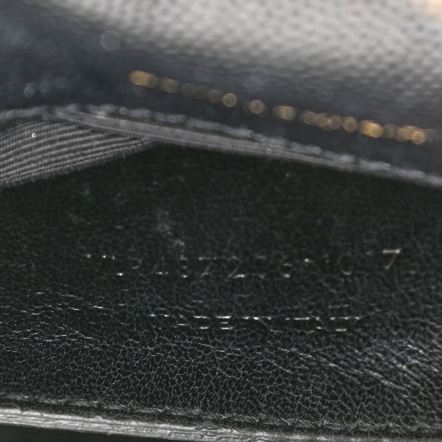 Grain De Poudre Matelasse Chevron Medium Monogram Satchel Black
