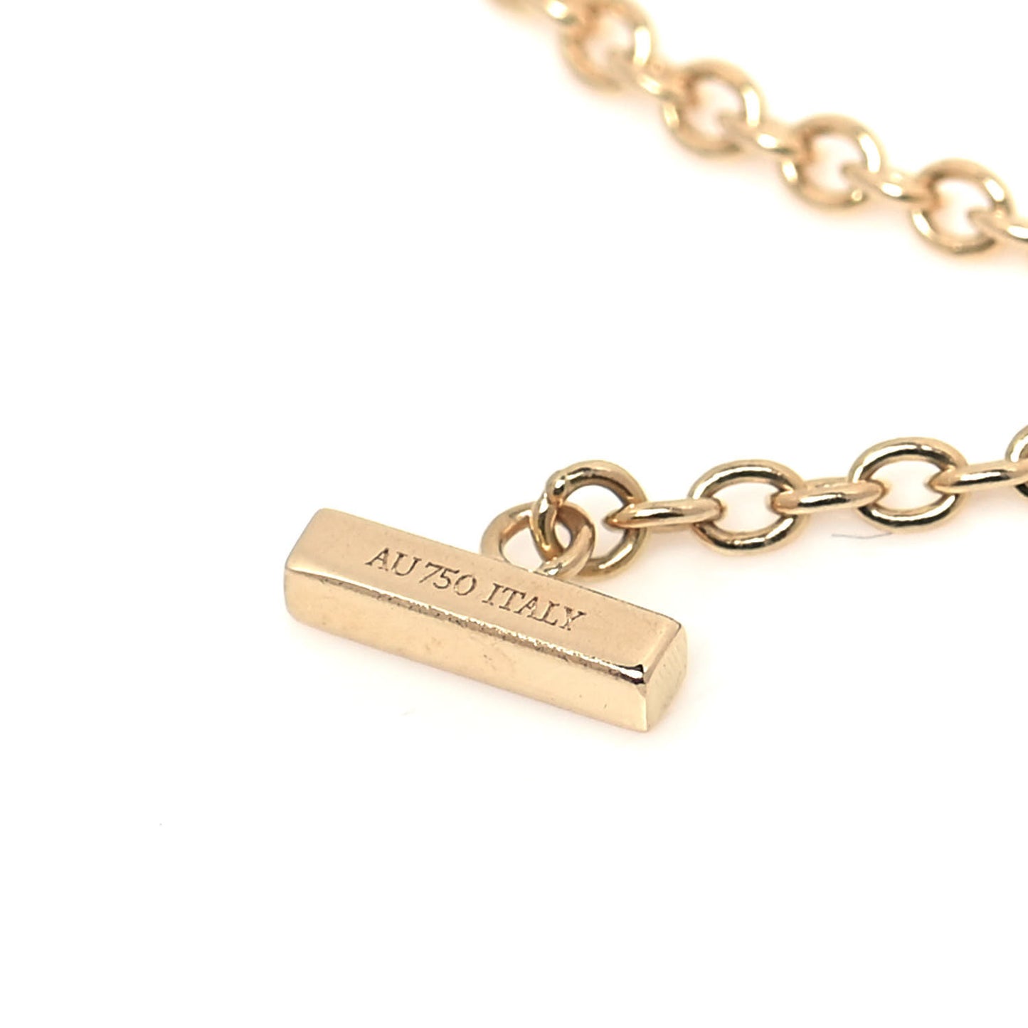 18K Yellow Gold T Smile Bracelet