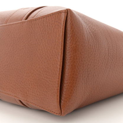 Chloe Shiny Grained Calfskin Medium Woody Tote Tan 10 of 11
