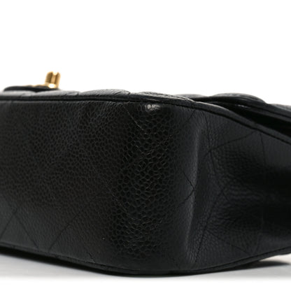 Chanel Caviar Quilted Medium Double Flap Black 10 of 11