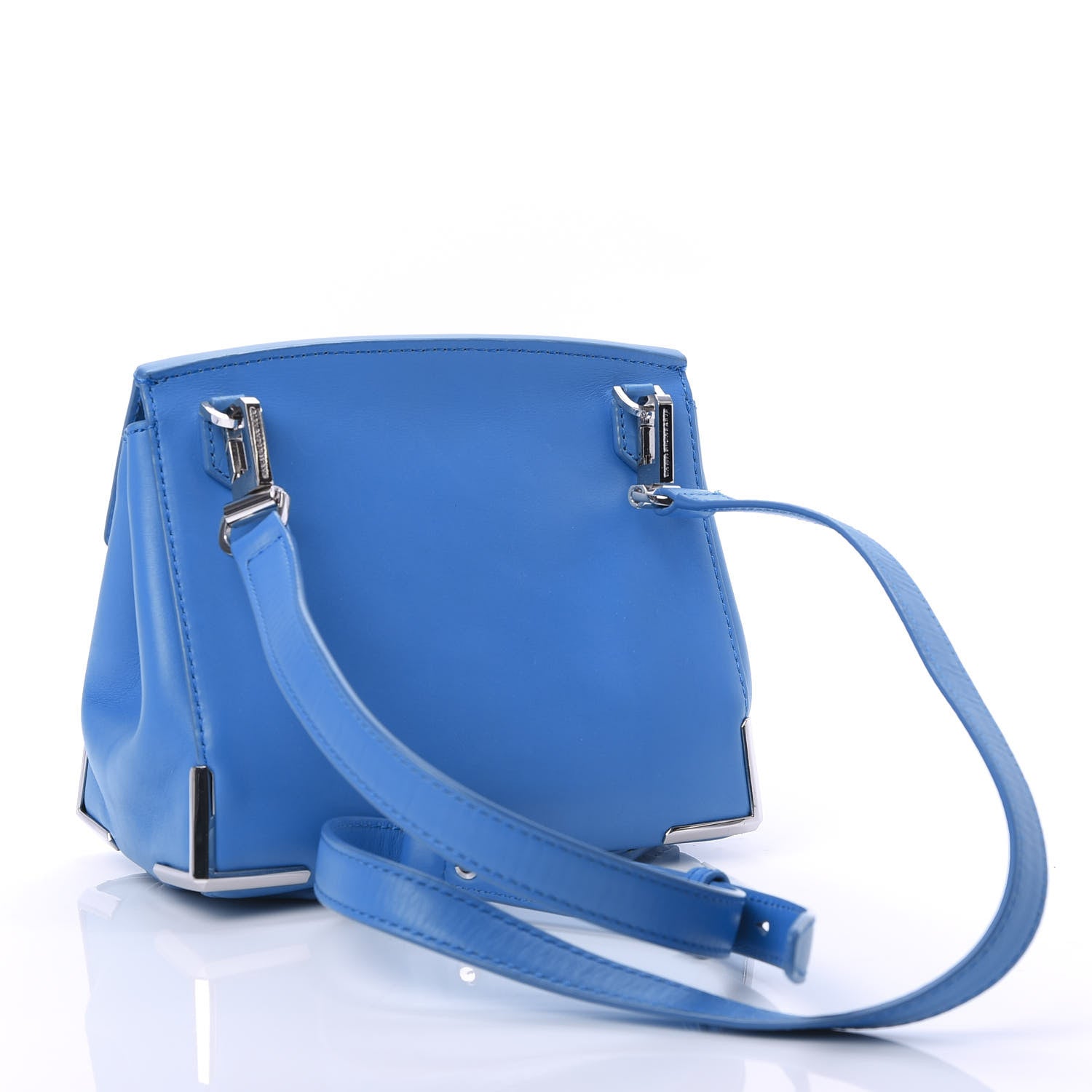 Alexander Wang Calfskin Small Marion Tote Air Force Blue Nickel Hardware 3 of 9