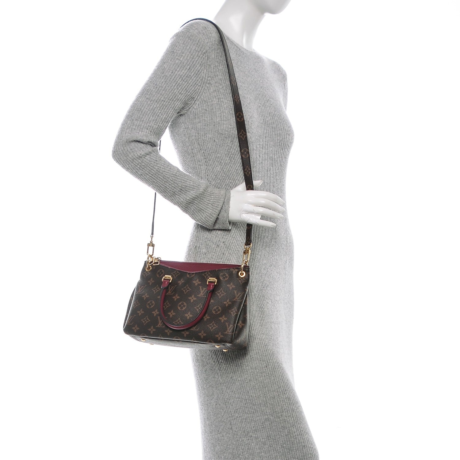 Louis Vuitton Monogram Pallas Full BB Raisin 2 of 6