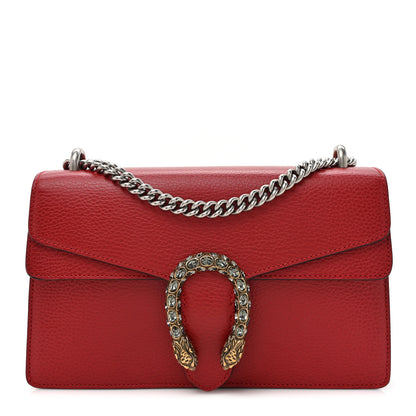 Gucci Dollar Calfskin Swarovski Crystal Small Dionysus Shoulder Bag Hibiscus Red 1 of 19