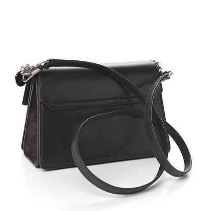 Givenchy Goatskin Suede Small GV3 Shoulder Bag Black 2 of 8