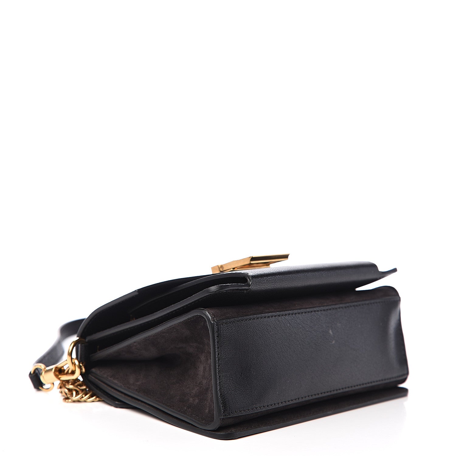 Givenchy Goatskin Small GV3 Shoulder Bag Black Grey 3 of 11