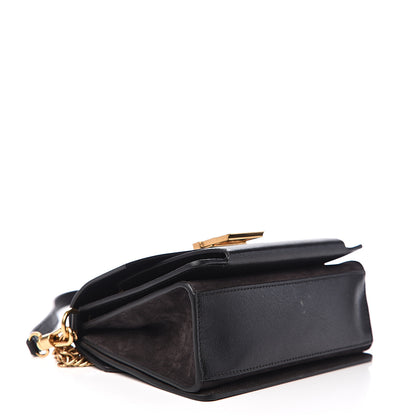 Givenchy Goatskin Small GV3 Shoulder Bag Black Grey 3 of 11