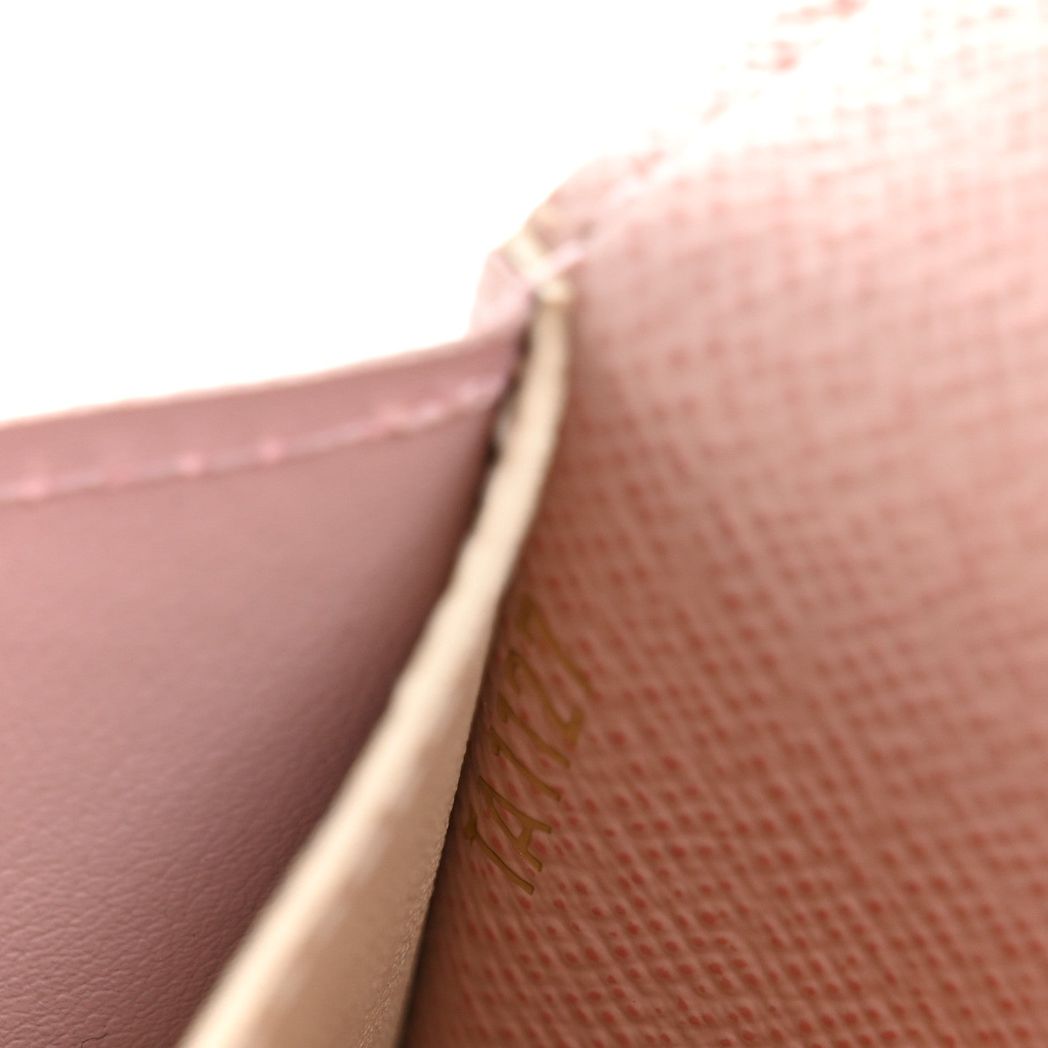 Louis Vuitton Damier Azur Emilie Wallet Rose Ballerine 7 of 10