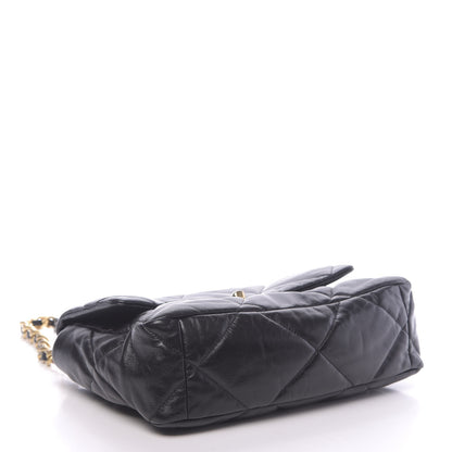 Chanel Lambskin Quilted Large 19 Flap Black 4 of 11