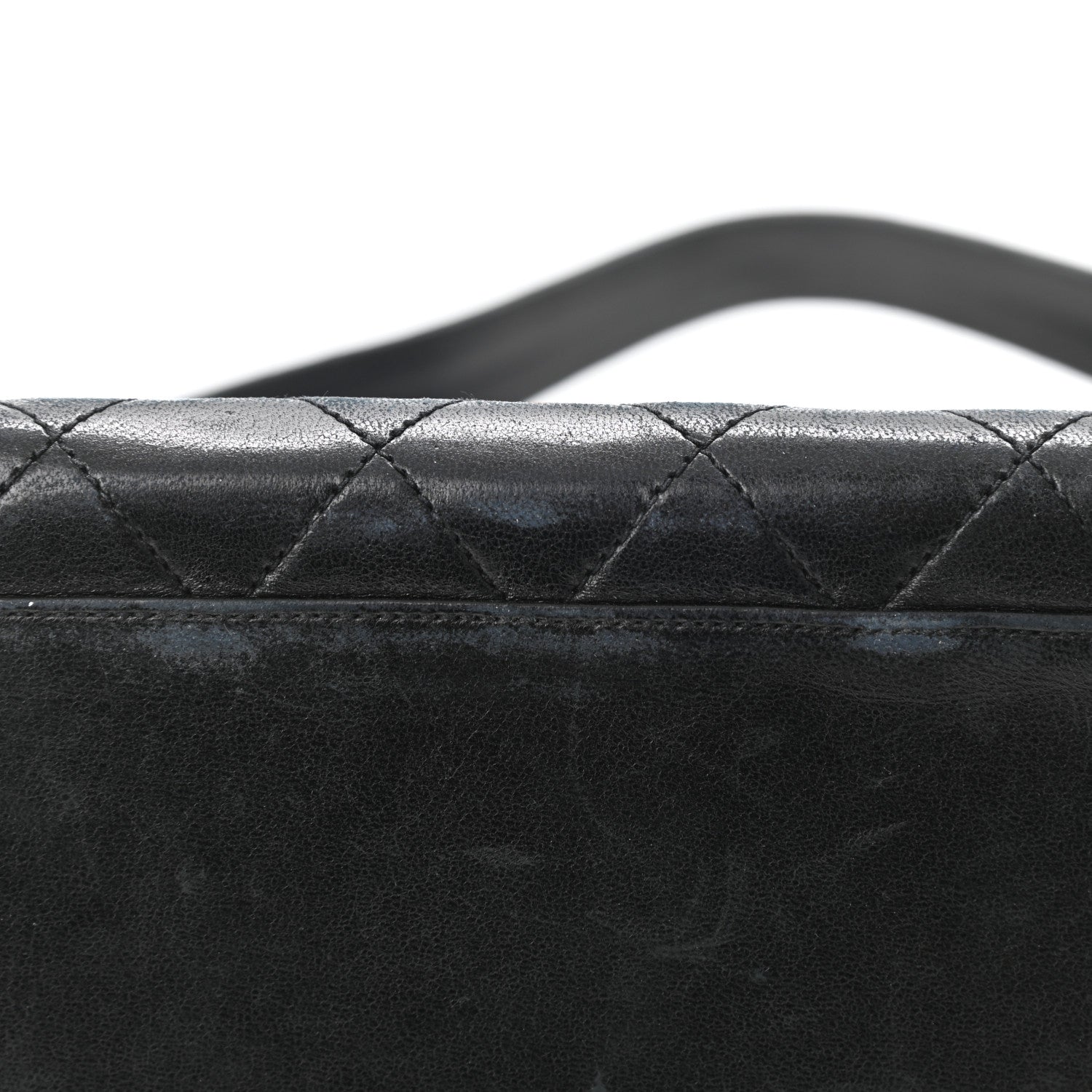 Chanel Lambskin Quilted Flap Bag Navy 22 of 23