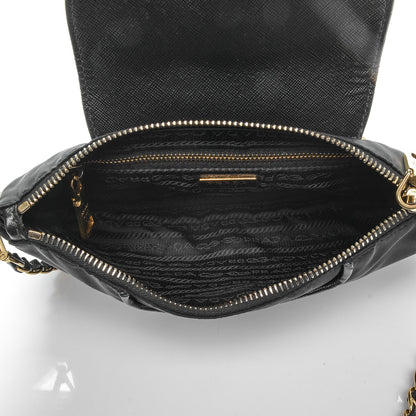 Prada Tessuto Nylon Saffiano Crossbody Bag Nero Black 5 of 6