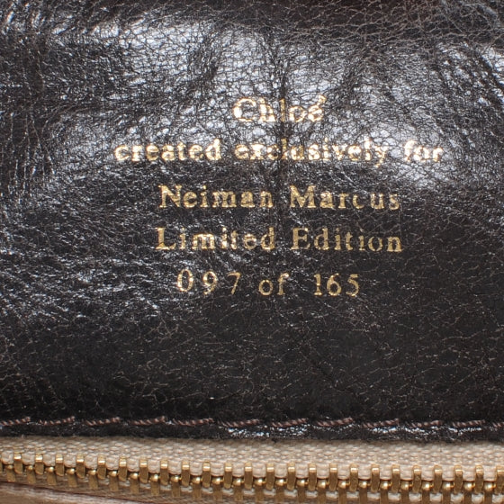 Leather Heloise Satchel Gold