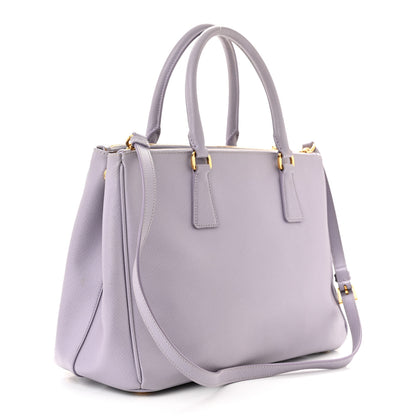 Prada Saffiano Medium Galleria Double Zip Tote Glicine 3 of 14