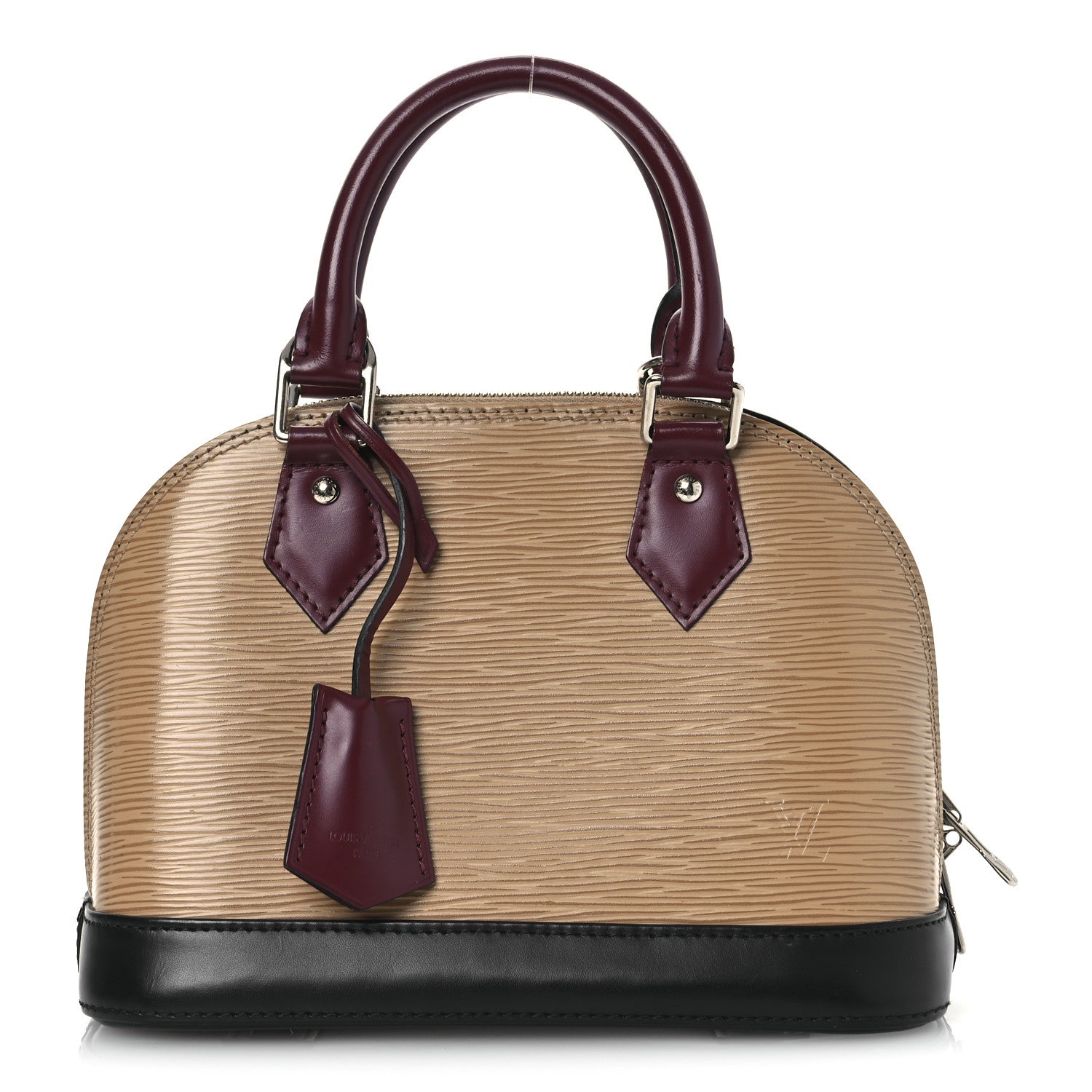 Louis Vuitton Epi Tri-Color Alma BB Vanilla Fuchsia Black 1 of 15