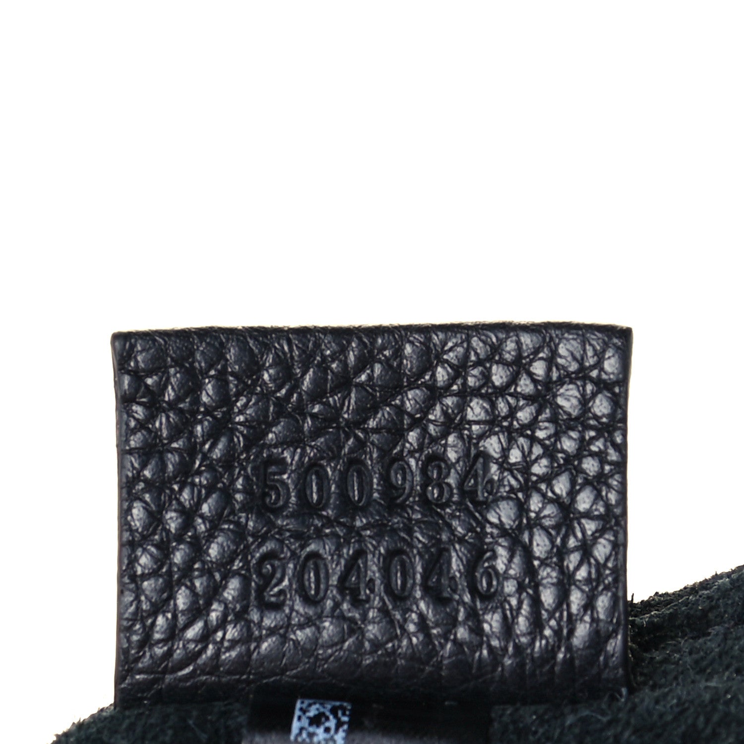 Gucci Pebbled Calfskin Large Logo Portfolio Clutch Black 8 of 11