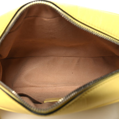 Gucci Calfskin Matelasse Small GG Marmont Chain Shoulder Bag Banana 5 of 12