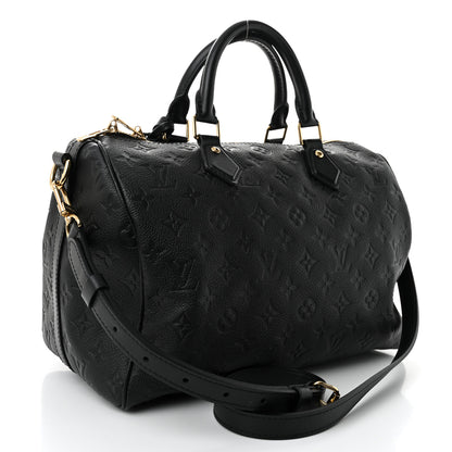 Louis Vuitton Empreinte Monogram Speedy Soft 30 Black 3 of 9