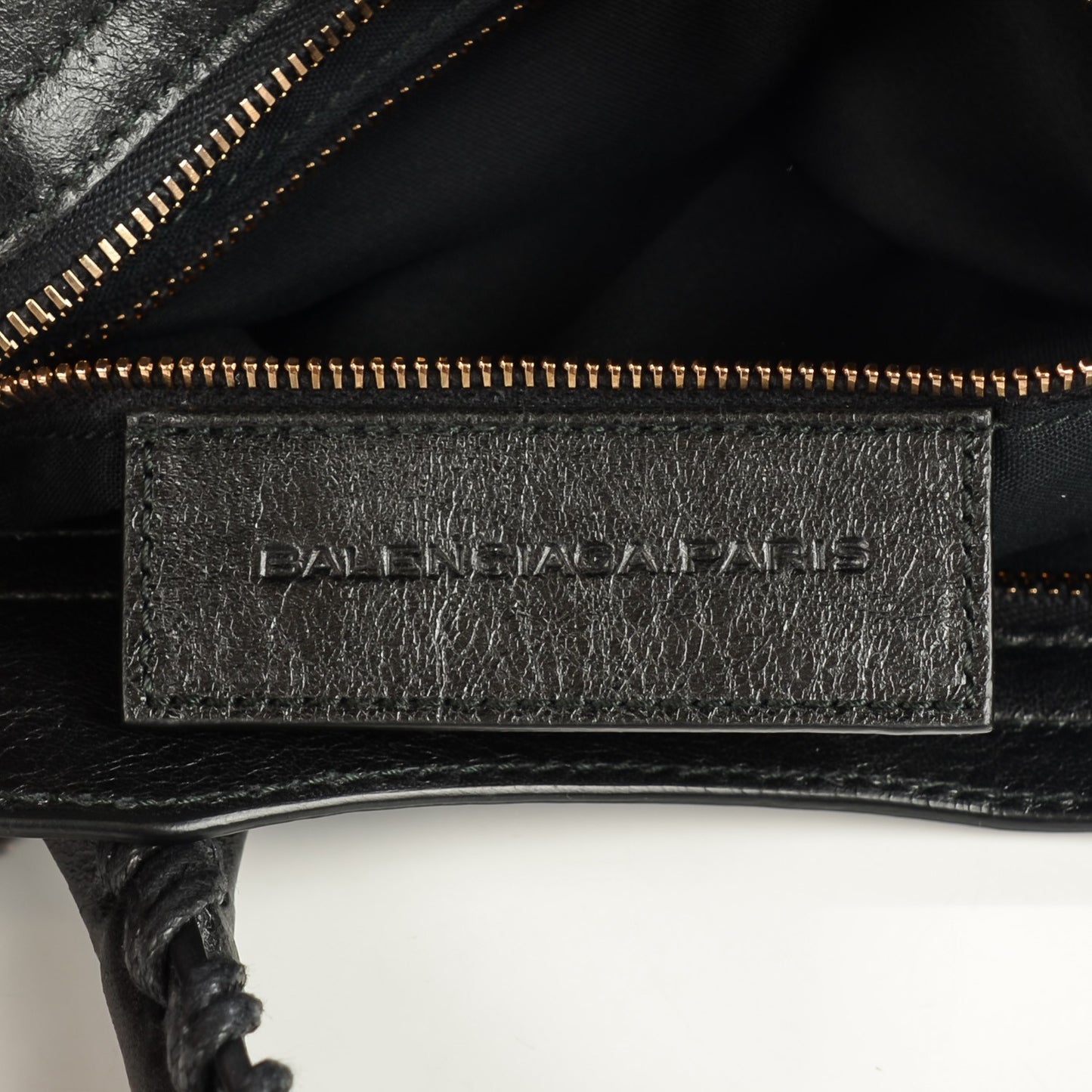 Agneau Giant 12 Rose Gold Hardware City Black