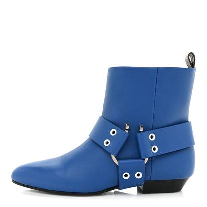 Louis Vuitton Calfskin Rhapsody Ankle Boots 40 Blue 1 of 9