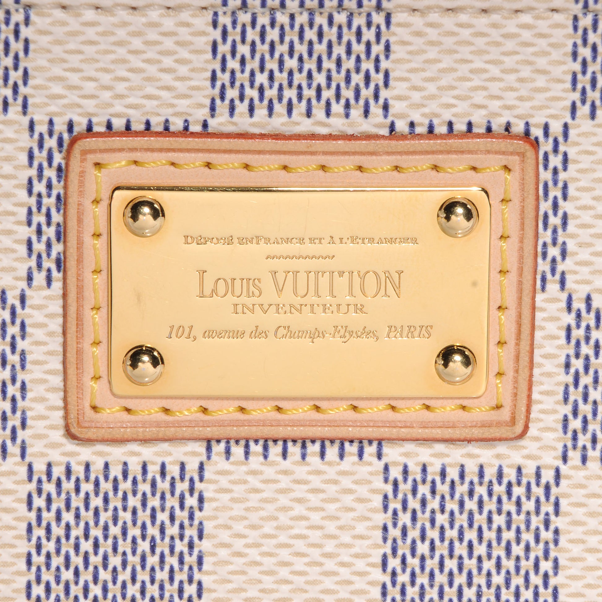 Louis Vuitton Damier Azur Pochette Milla MM 9 of 9
